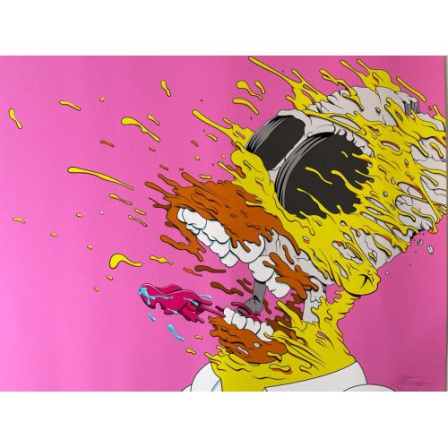 Deconstructed Homer Print (2020 Pink Cocaine Edition) [Print] - 399€ :
