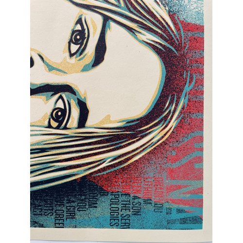 SHEPARD FAIREY deals - KURT COBAIN - ENDLESS NAMELESS