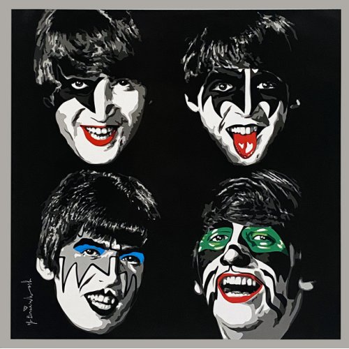 the beatles as kiss