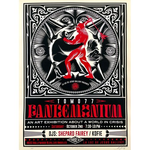 pandemonium - shepard fairey collab with tomo77