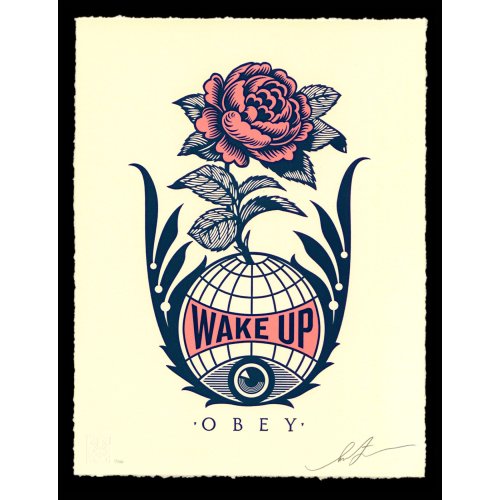 wake up earth letterpress