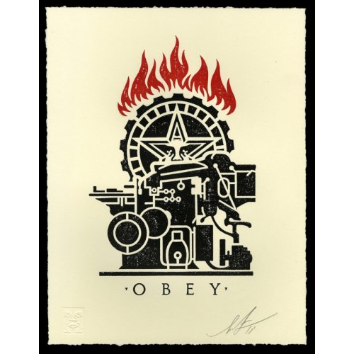 obey printing press # ap