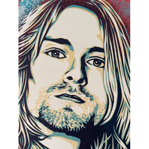 SHEPARD FAIREY - KURT COBAIN - ENDLESS good NAMELESS