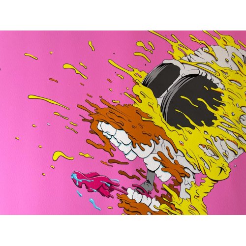 Deconstructed Homer Print (2020 Pink Cocaine Edition) [Print] - 399€ :
