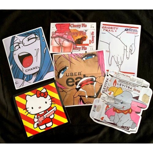 ben frost- sexy sticker pack - set of 6